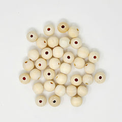 Wooden Beads, Round Beads The Neon Tea Party 1/2 Inch 